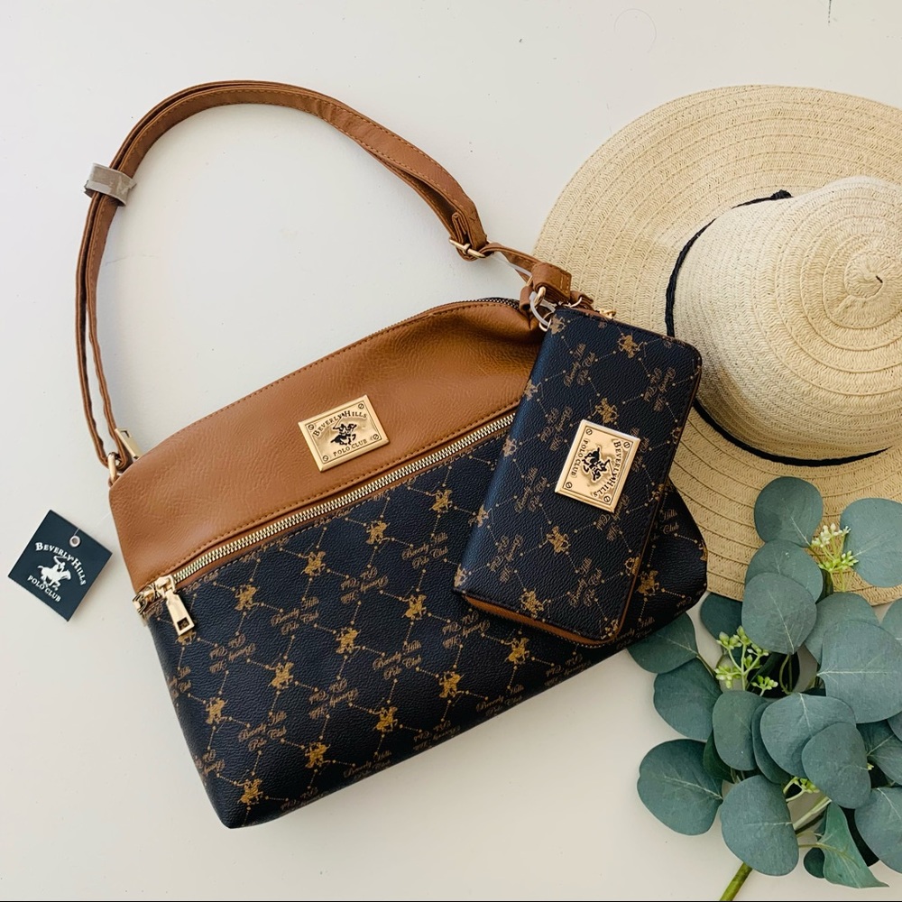 Beverly Hills Polo Club Bag Wallet Set